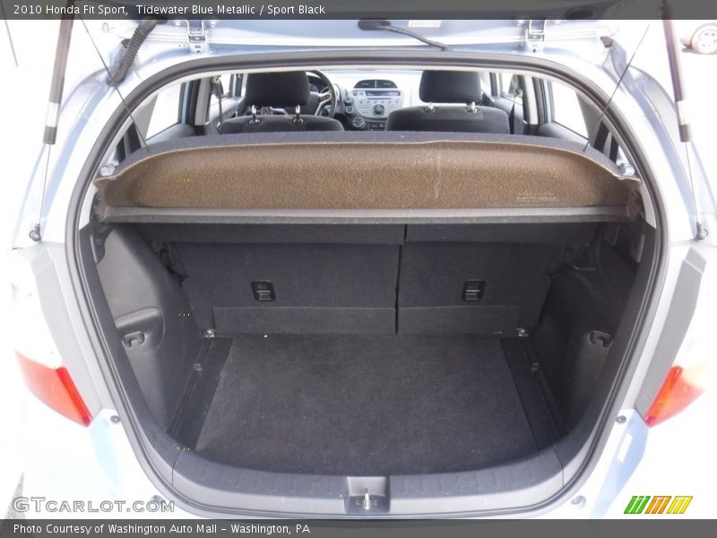 Tidewater Blue Metallic / Sport Black 2010 Honda Fit Sport