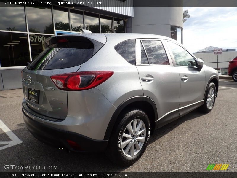 Liquid Silver Metallic / Black 2015 Mazda CX-5 Touring