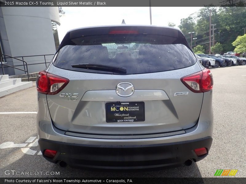 Liquid Silver Metallic / Black 2015 Mazda CX-5 Touring