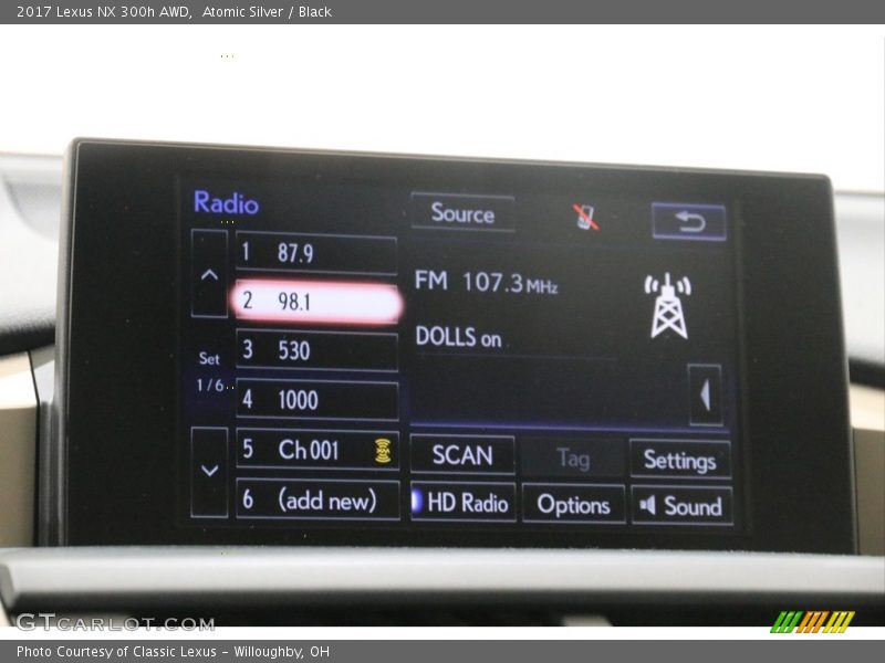 Audio System of 2017 NX 300h AWD