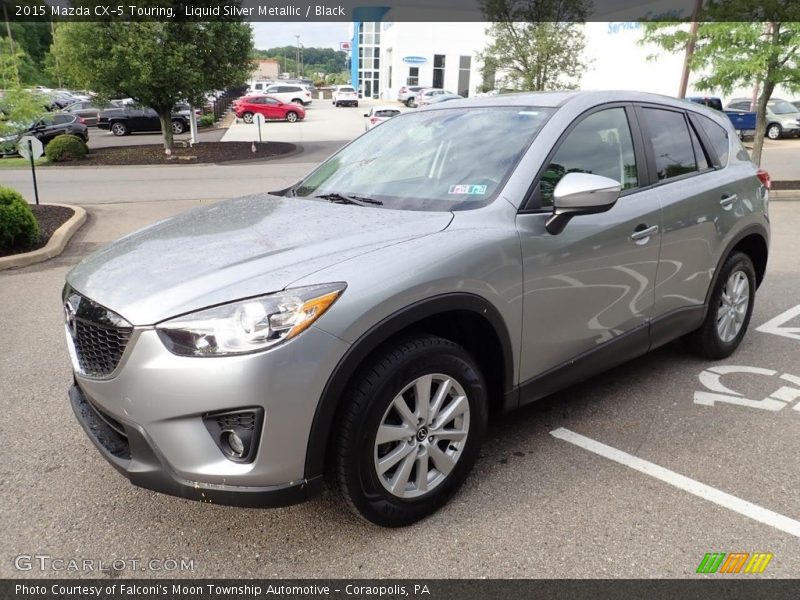 Liquid Silver Metallic / Black 2015 Mazda CX-5 Touring