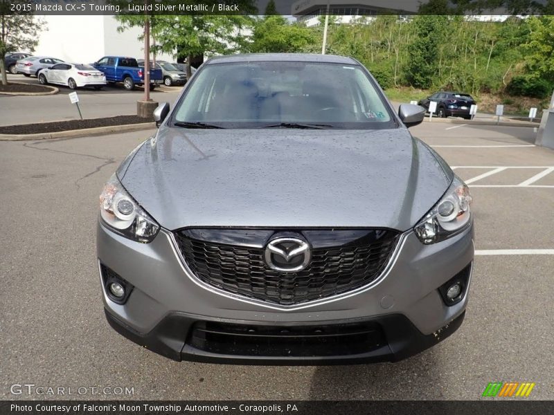 Liquid Silver Metallic / Black 2015 Mazda CX-5 Touring