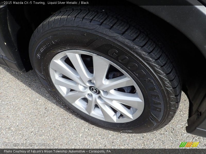 Liquid Silver Metallic / Black 2015 Mazda CX-5 Touring