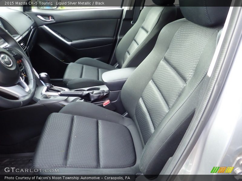 Liquid Silver Metallic / Black 2015 Mazda CX-5 Touring