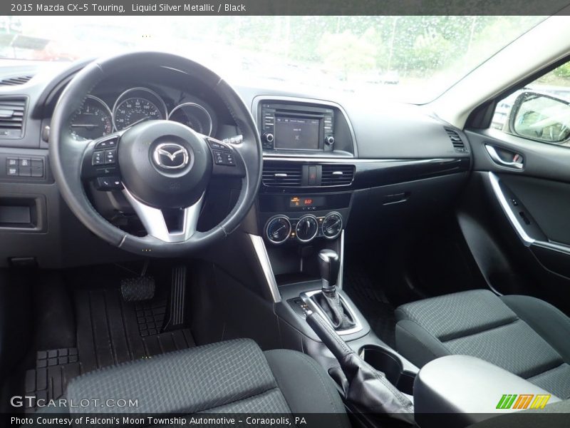 Liquid Silver Metallic / Black 2015 Mazda CX-5 Touring