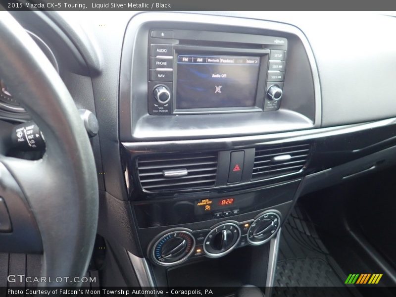 Liquid Silver Metallic / Black 2015 Mazda CX-5 Touring