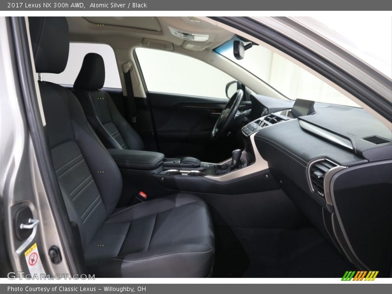 Atomic Silver / Black 2017 Lexus NX 300h AWD