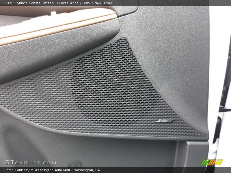 Quartz White / Dark Gray/Camel 2020 Hyundai Sonata Limited