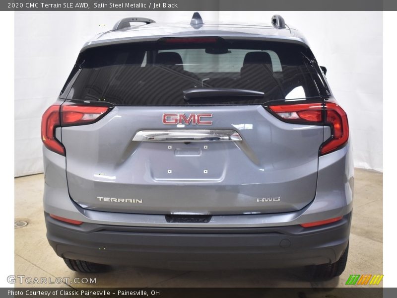 Satin Steel Metallic / Jet Black 2020 GMC Terrain SLE AWD