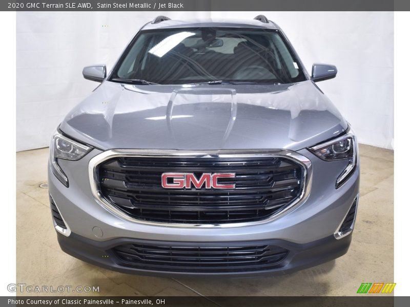 Satin Steel Metallic / Jet Black 2020 GMC Terrain SLE AWD