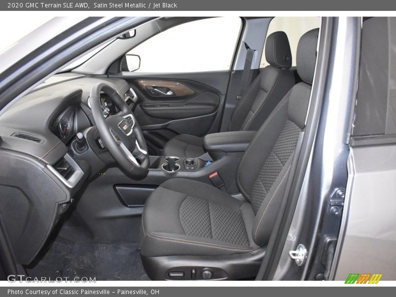 Satin Steel Metallic / Jet Black 2020 GMC Terrain SLE AWD