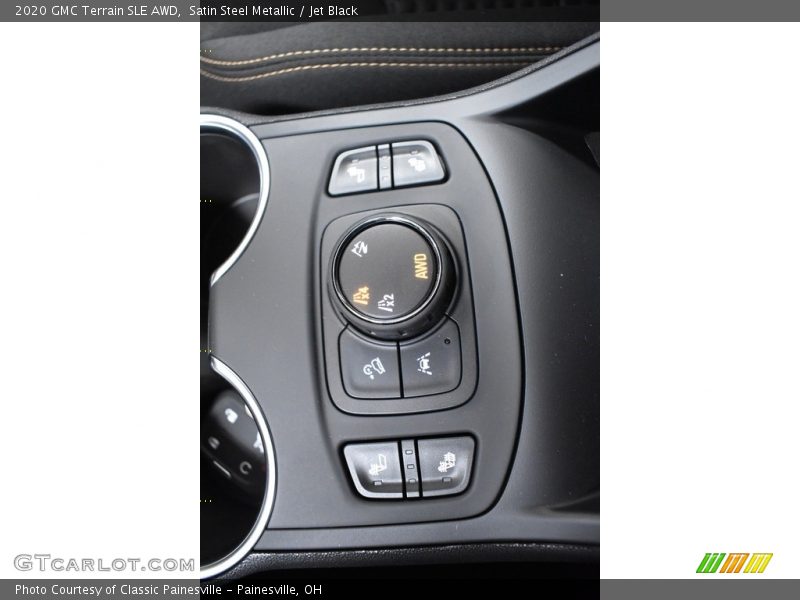 Satin Steel Metallic / Jet Black 2020 GMC Terrain SLE AWD