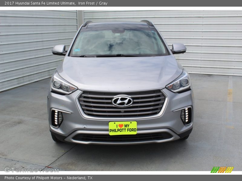 Iron Frost / Gray 2017 Hyundai Santa Fe Limited Ultimate