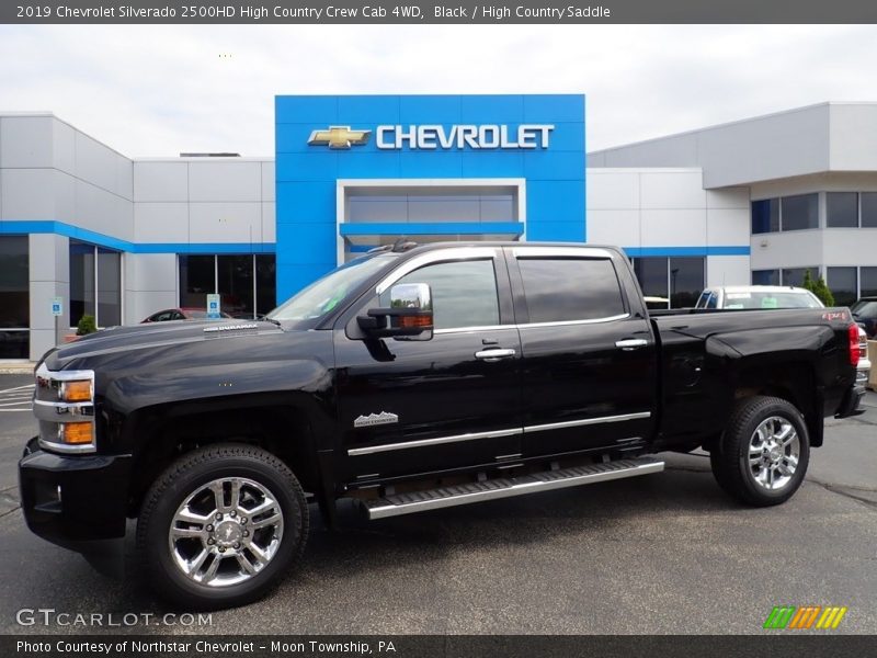 Black / High Country Saddle 2019 Chevrolet Silverado 2500HD High Country Crew Cab 4WD