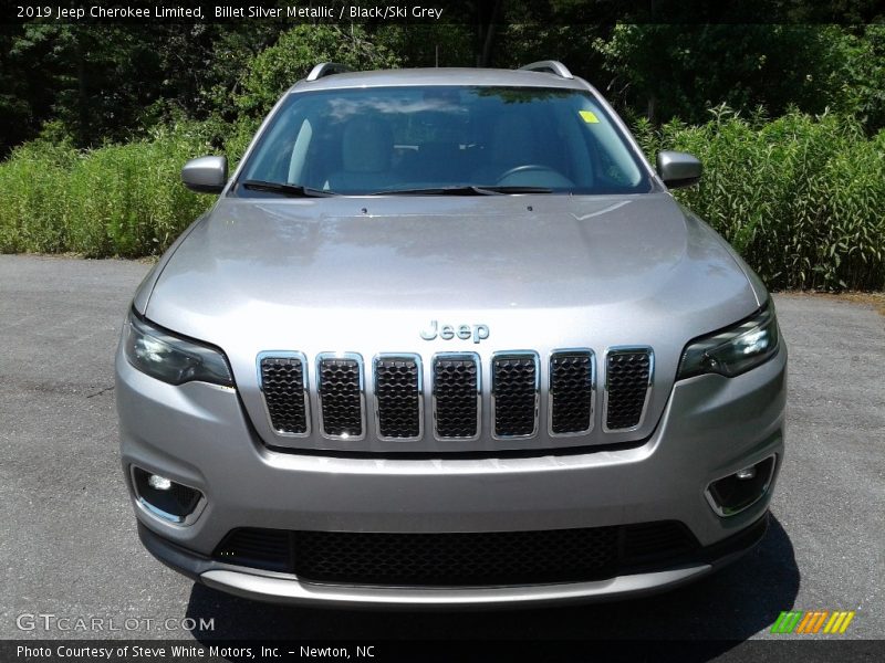 Billet Silver Metallic / Black/Ski Grey 2019 Jeep Cherokee Limited