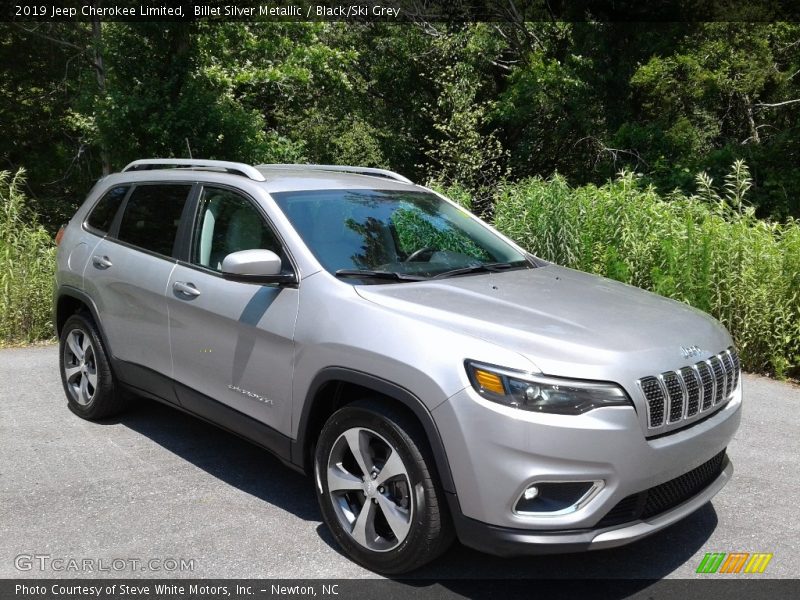 Billet Silver Metallic / Black/Ski Grey 2019 Jeep Cherokee Limited