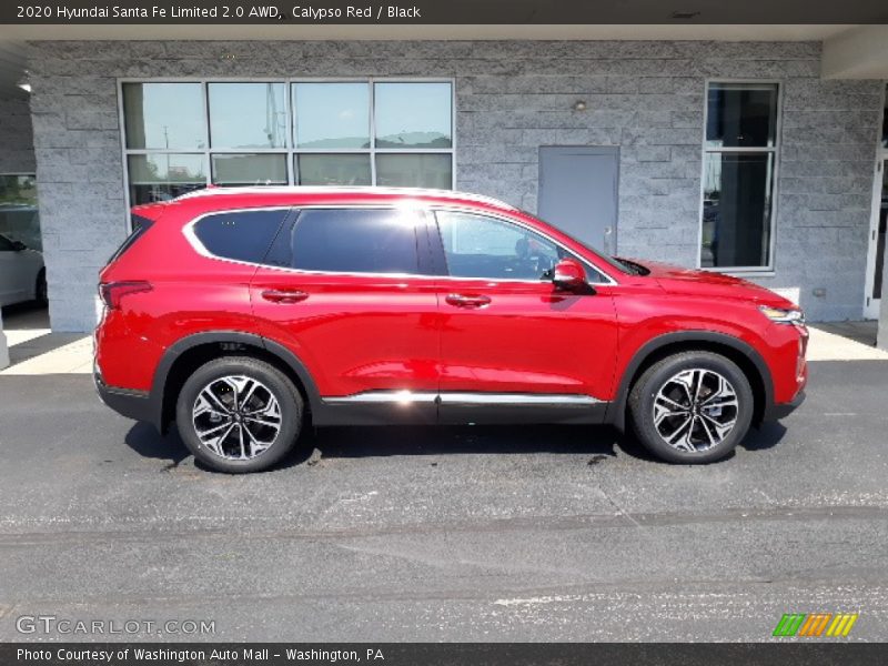 Calypso Red / Black 2020 Hyundai Santa Fe Limited 2.0 AWD