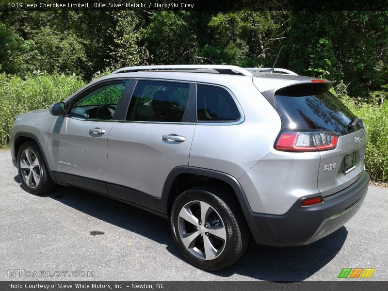 Billet Silver Metallic / Black/Ski Grey 2019 Jeep Cherokee Limited