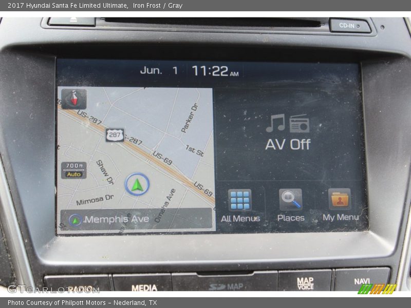 Iron Frost / Gray 2017 Hyundai Santa Fe Limited Ultimate