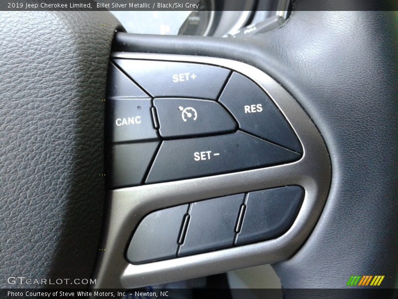 Billet Silver Metallic / Black/Ski Grey 2019 Jeep Cherokee Limited