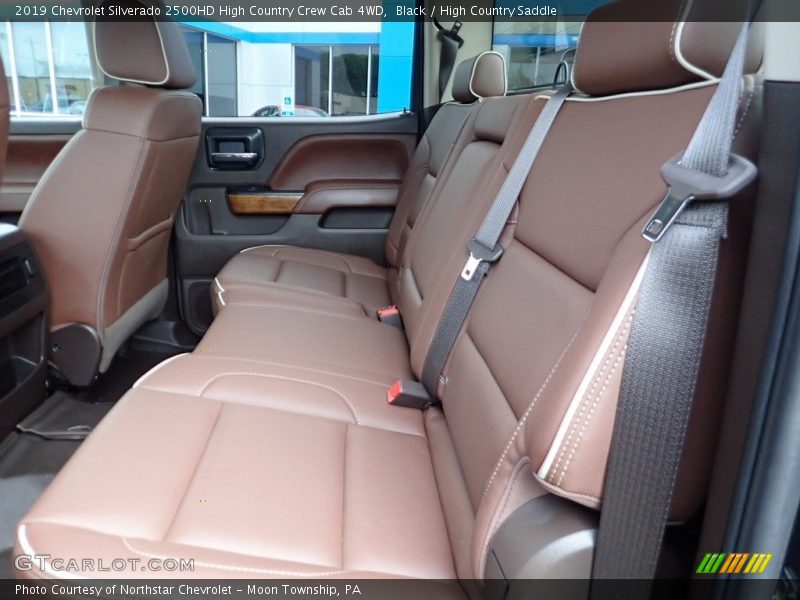 Rear Seat of 2019 Silverado 2500HD High Country Crew Cab 4WD
