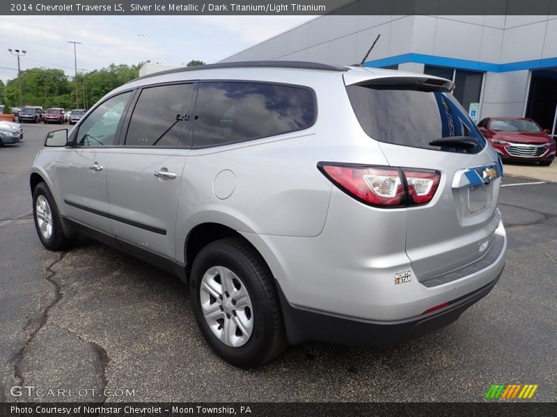Silver Ice Metallic / Dark Titanium/Light Titanium 2014 Chevrolet Traverse LS