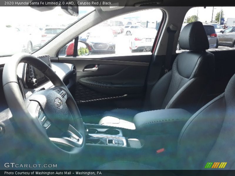 Calypso Red / Black 2020 Hyundai Santa Fe Limited 2.0 AWD