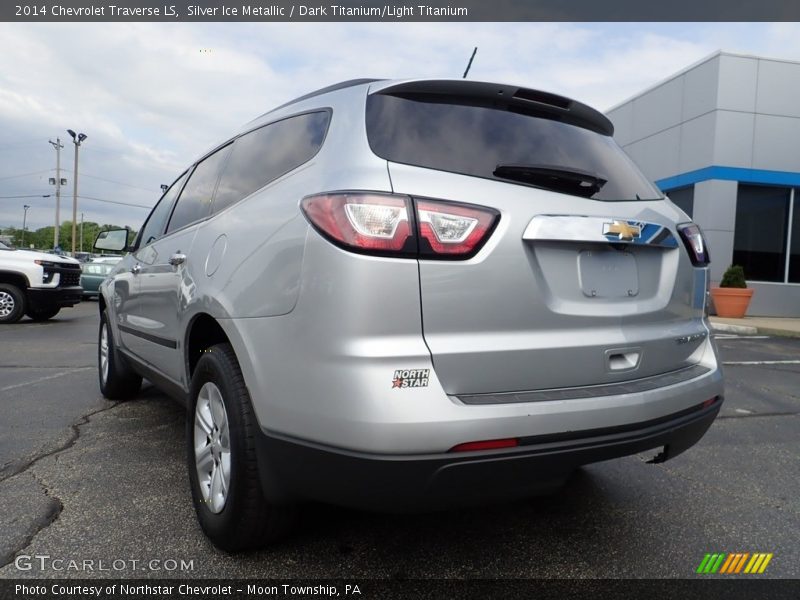 Silver Ice Metallic / Dark Titanium/Light Titanium 2014 Chevrolet Traverse LS