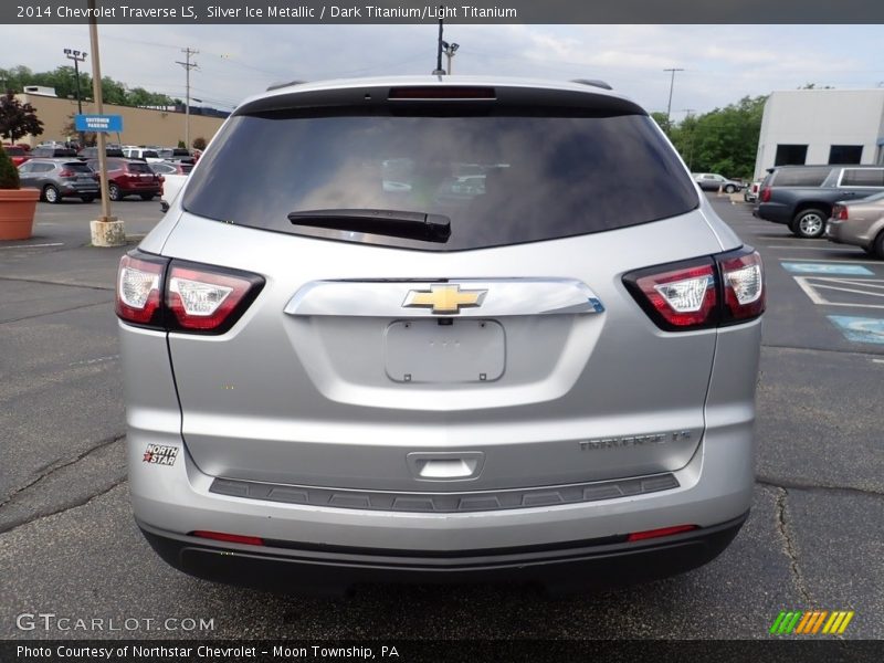 Silver Ice Metallic / Dark Titanium/Light Titanium 2014 Chevrolet Traverse LS