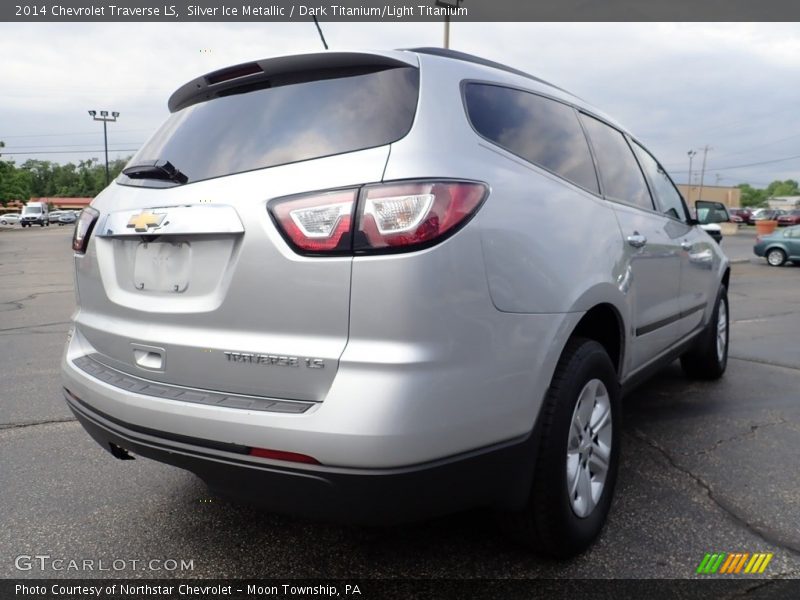 Silver Ice Metallic / Dark Titanium/Light Titanium 2014 Chevrolet Traverse LS