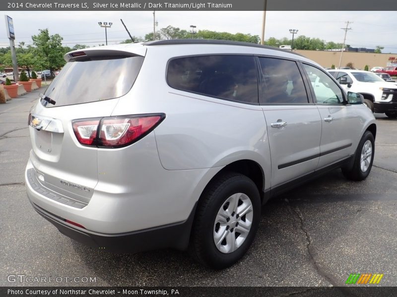 Silver Ice Metallic / Dark Titanium/Light Titanium 2014 Chevrolet Traverse LS