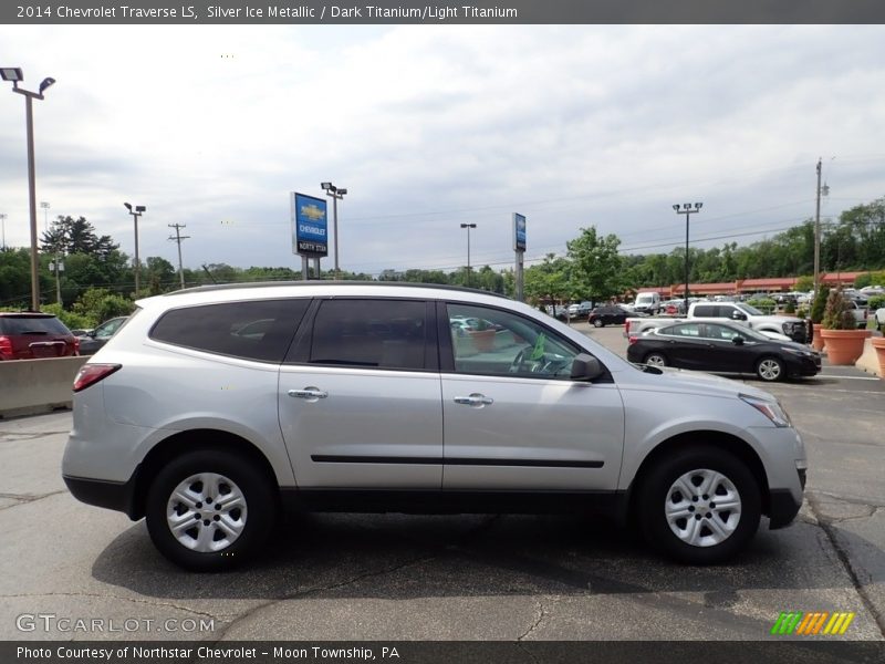Silver Ice Metallic / Dark Titanium/Light Titanium 2014 Chevrolet Traverse LS