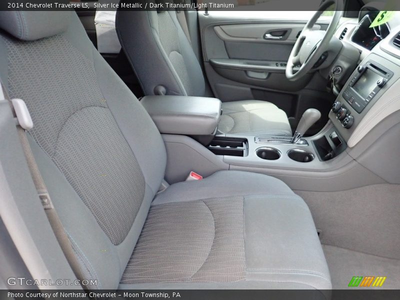 Silver Ice Metallic / Dark Titanium/Light Titanium 2014 Chevrolet Traverse LS