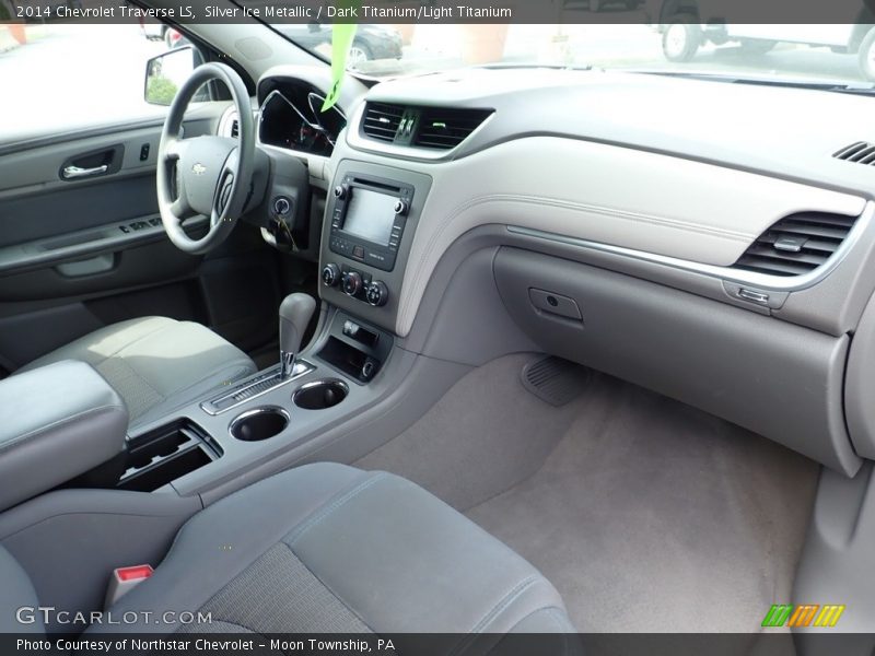 Silver Ice Metallic / Dark Titanium/Light Titanium 2014 Chevrolet Traverse LS