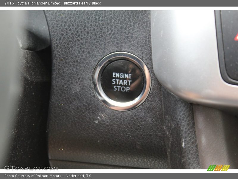 Blizzard Pearl / Black 2016 Toyota Highlander Limited