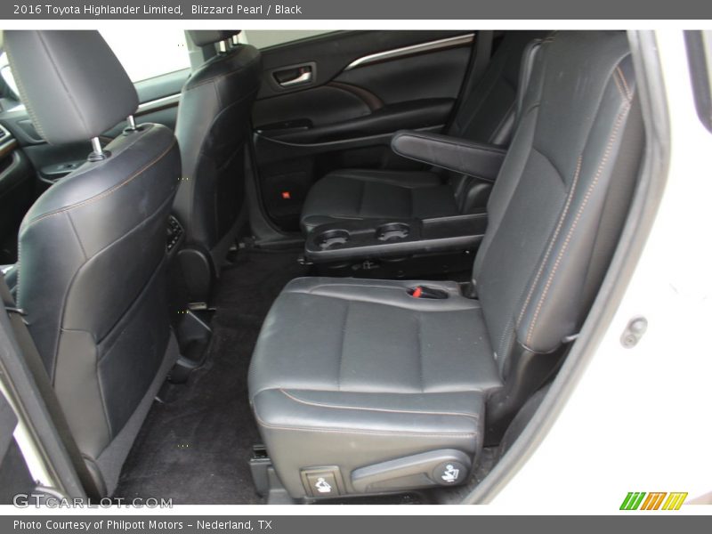 Blizzard Pearl / Black 2016 Toyota Highlander Limited