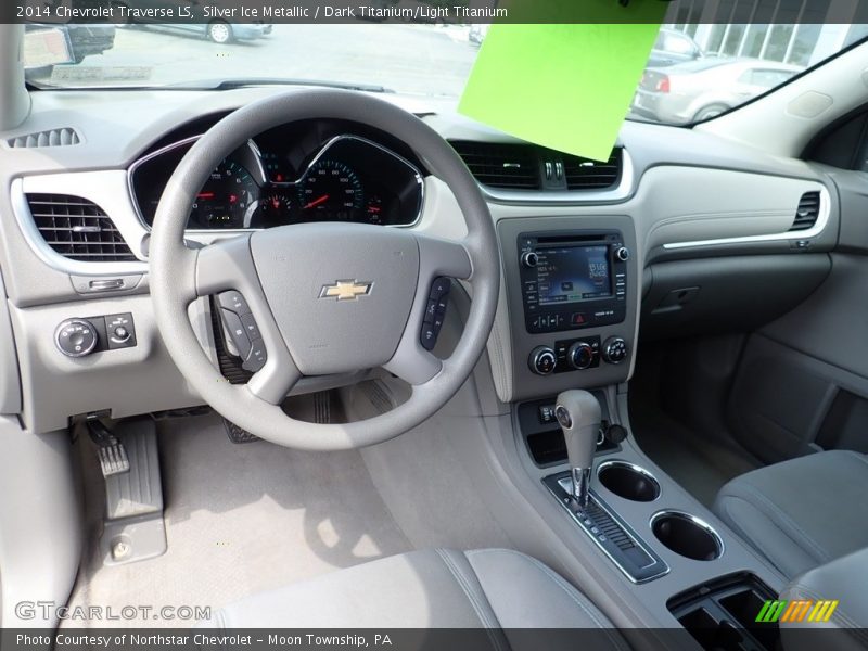 Silver Ice Metallic / Dark Titanium/Light Titanium 2014 Chevrolet Traverse LS