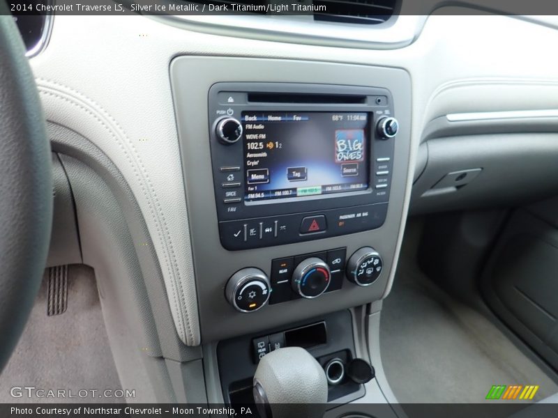 Silver Ice Metallic / Dark Titanium/Light Titanium 2014 Chevrolet Traverse LS