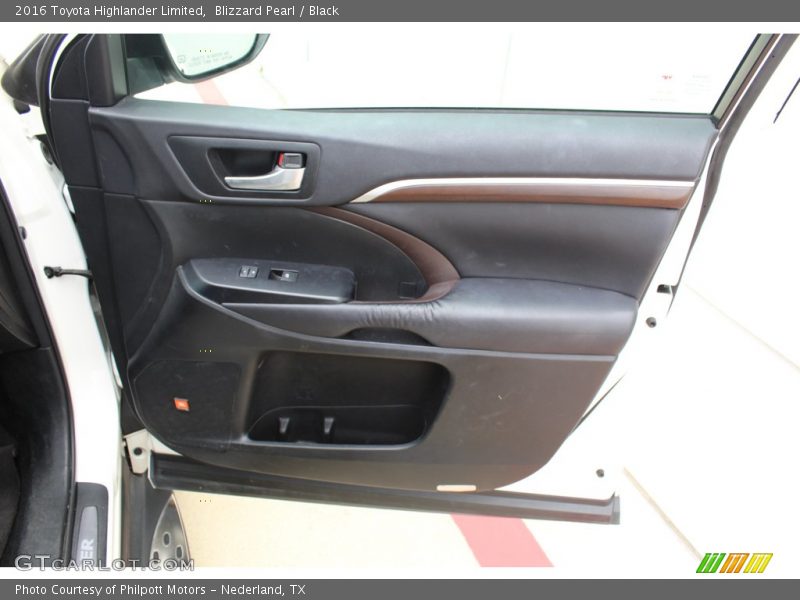 Blizzard Pearl / Black 2016 Toyota Highlander Limited