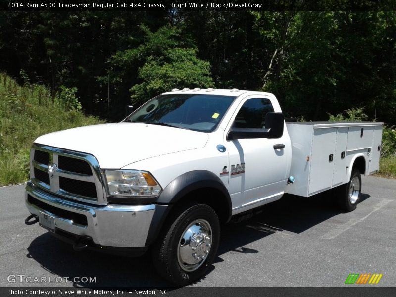 Bright White / Black/Diesel Gray 2014 Ram 4500 Tradesman Regular Cab 4x4 Chassis