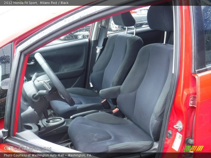 Milano Red / Black 2012 Honda Fit Sport