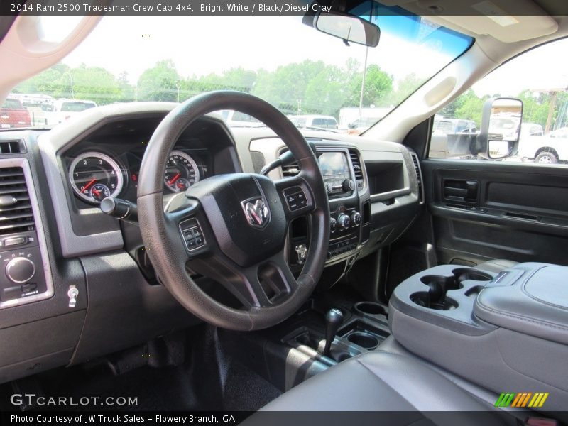 Bright White / Black/Diesel Gray 2014 Ram 2500 Tradesman Crew Cab 4x4