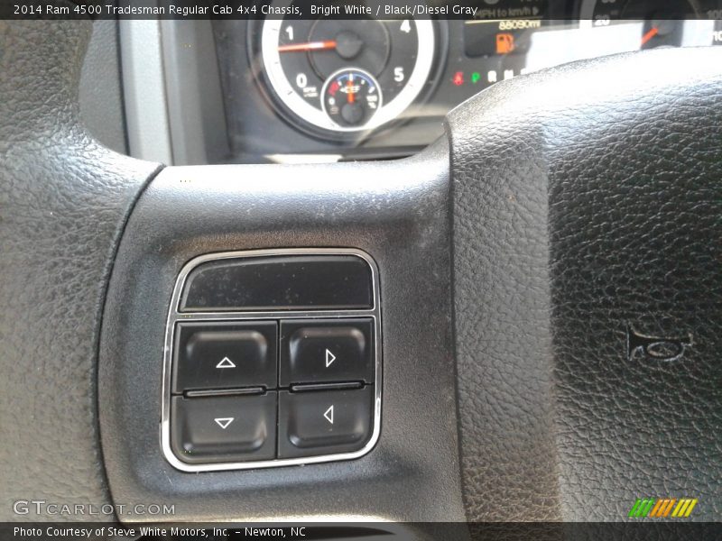Bright White / Black/Diesel Gray 2014 Ram 4500 Tradesman Regular Cab 4x4 Chassis