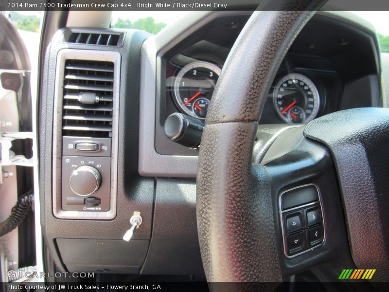 Bright White / Black/Diesel Gray 2014 Ram 2500 Tradesman Crew Cab 4x4