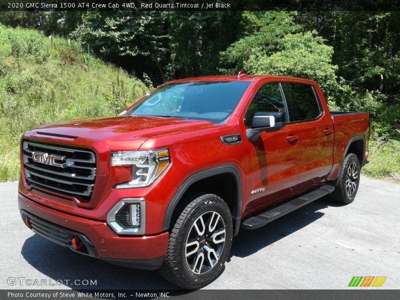 Red Quartz Tintcoat / Jet Black 2020 GMC Sierra 1500 AT4 Crew Cab 4WD