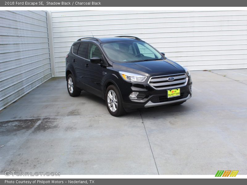 Shadow Black / Charcoal Black 2018 Ford Escape SE