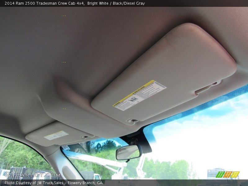 Bright White / Black/Diesel Gray 2014 Ram 2500 Tradesman Crew Cab 4x4
