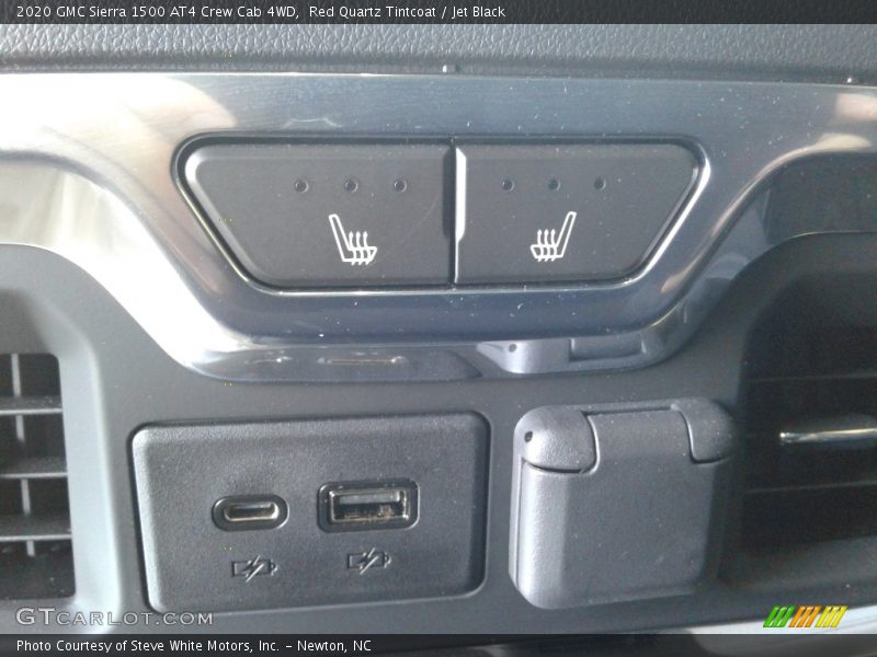 Red Quartz Tintcoat / Jet Black 2020 GMC Sierra 1500 AT4 Crew Cab 4WD