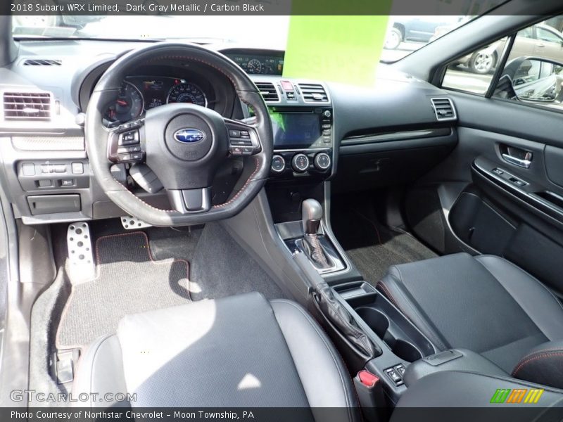  2018 WRX Limited Carbon Black Interior