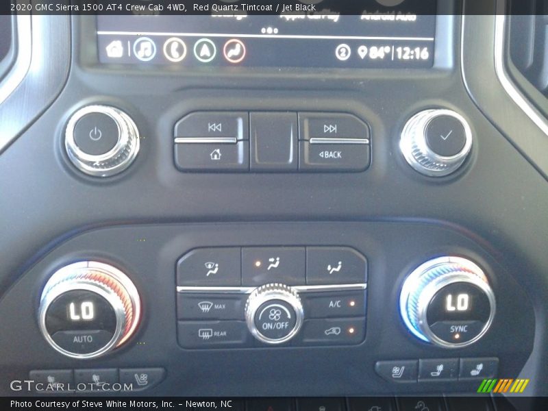 Red Quartz Tintcoat / Jet Black 2020 GMC Sierra 1500 AT4 Crew Cab 4WD